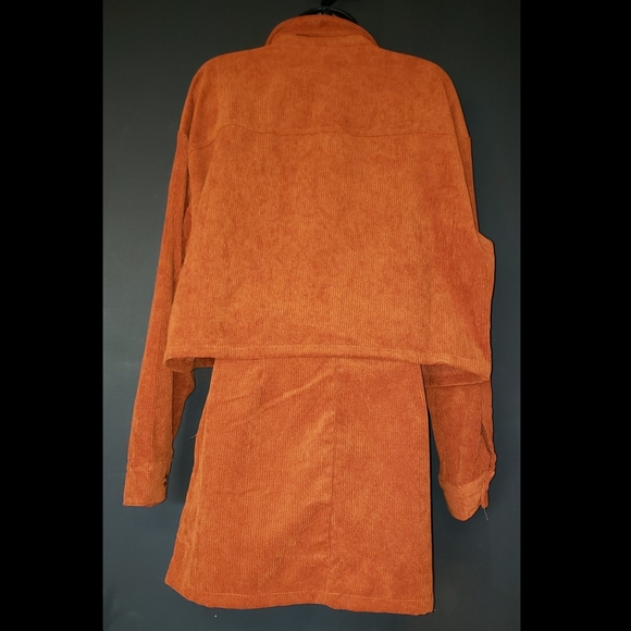 Orange Corduroy Set - Picture 2 of 2